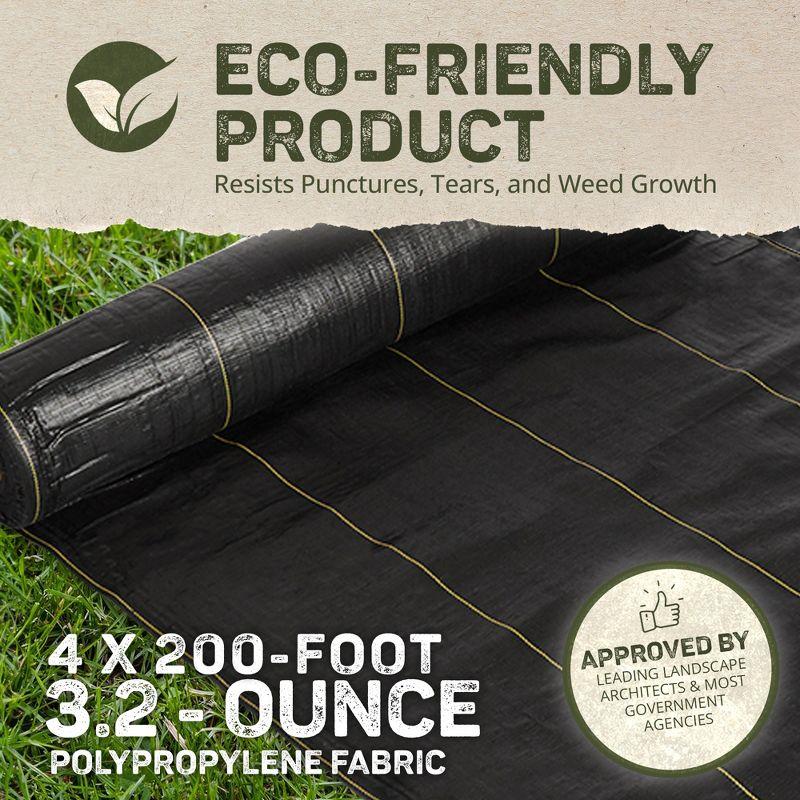 DeWitt Sunbelt Woven Weed Barrier Landscape Fabric Ground Cover