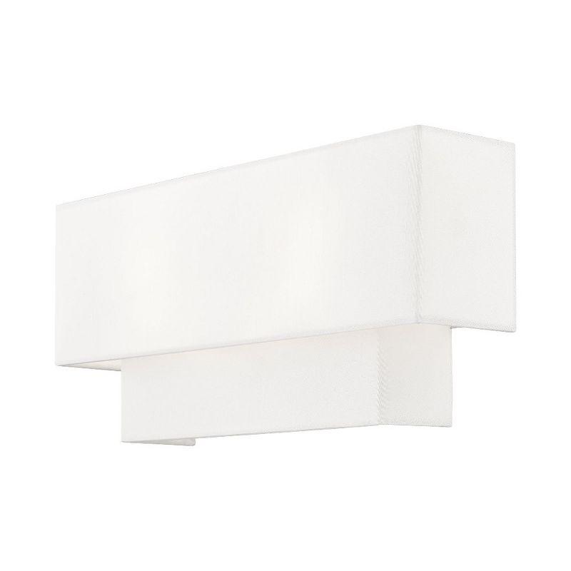 Livex Lighting Claremont 2 - Light Wall Light in  Brushed Nickel