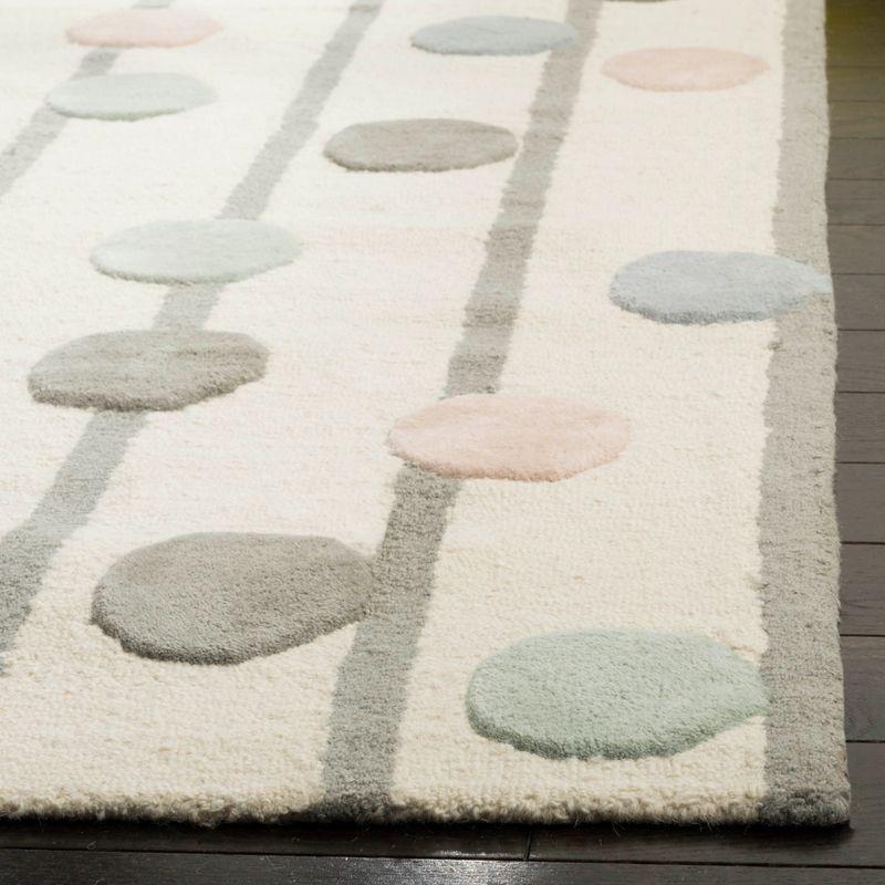 Safavieh Kids Confetti SFK909 Hand Tufted Indoor Runner Rug - Ivory/Multi - 2'6"x8' - Safavieh