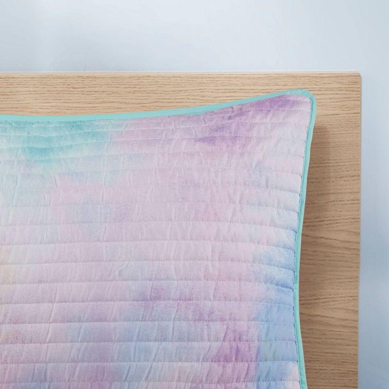 Cassiopeia Watercolor Tie Dye Printed Quilt Set