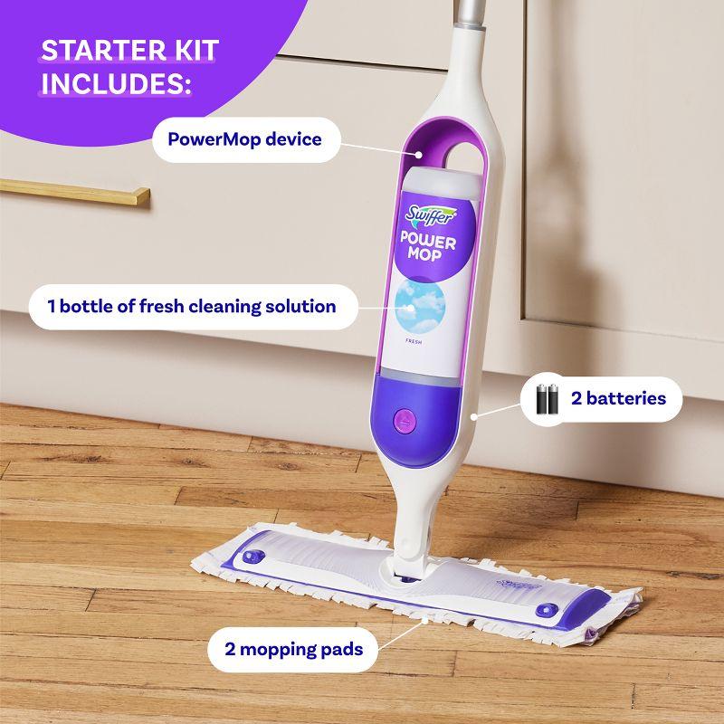 Swiffer Power Mop Multi-Surface Mop Kit for Floor Cleaning