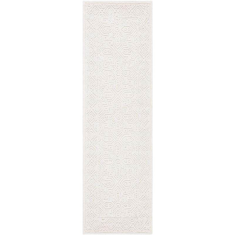 Textural TXT101 Hand Tufted Indoor Runner Rug - Ivory - 2'3"x14' - Safavieh
