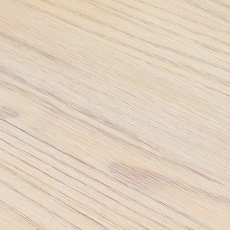 Plank+Beam Verso Round Dining Table, 47" Solid Wood Kitchen & Dining Room Table, White Sand