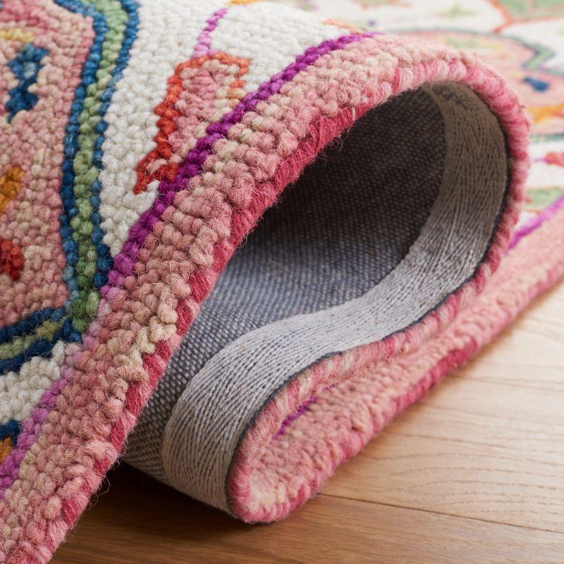 Blossom BLM456 Hand Tufted Runner Rug - Ivory/Multi - 2'3"x8' - Safavieh.