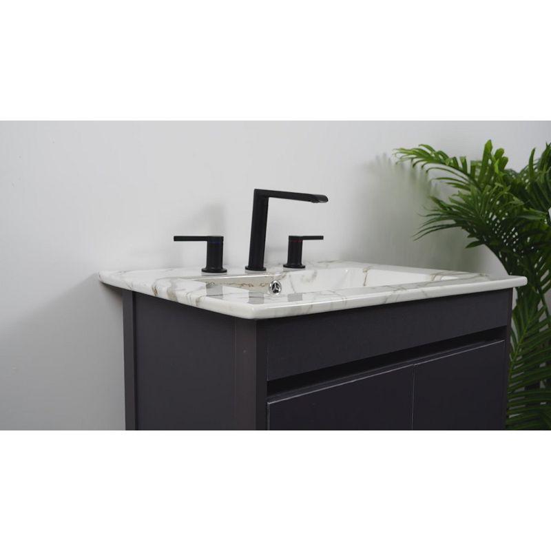 Jonathan Y Ancillary 3-Hole 30" Classic Contemporary Rectangular Ceramic Single Sink Basin Vanity Top