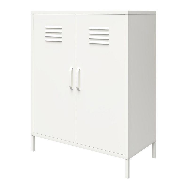 RealRooms Shadwick 2 Door Metal Locker Storage Cabinet