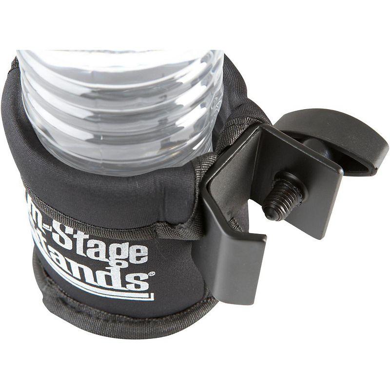 On-Stage Microphone Stand Cup Holder Black Universal Clamp