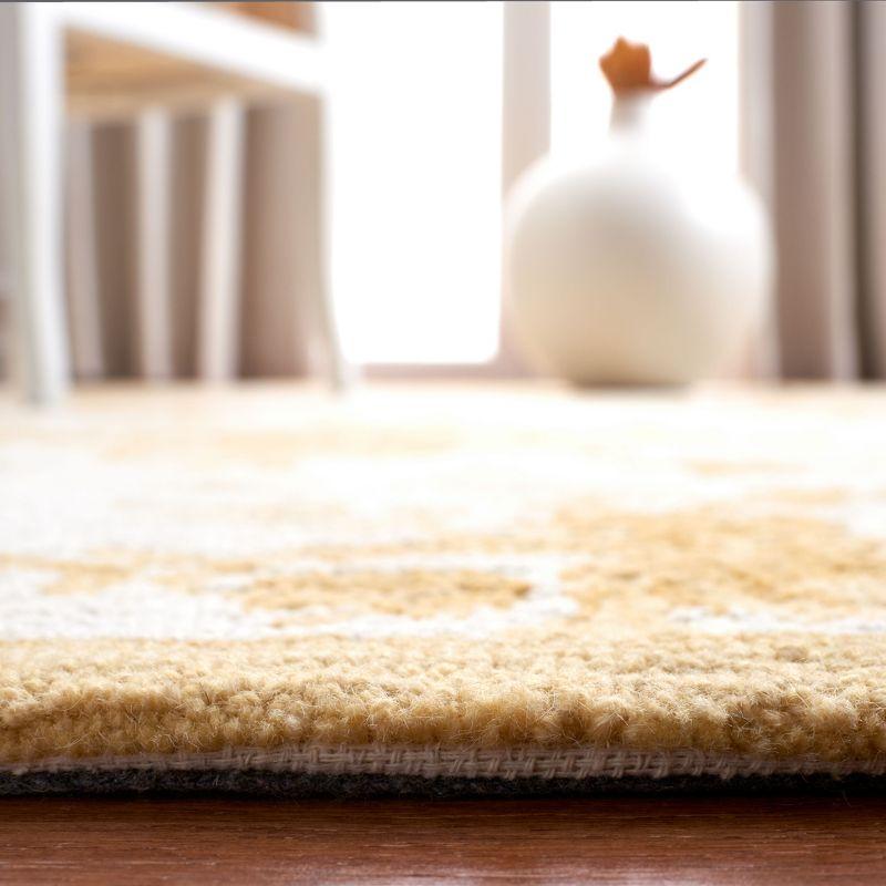 Chelsea HK250 Handmade Area Rug - 8'x10' - Ivory/Gold - Safavieh