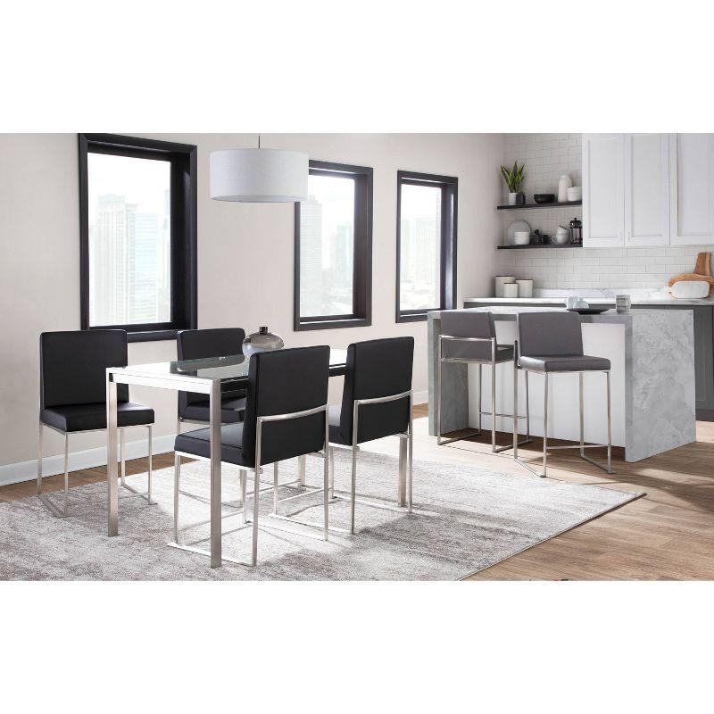 Chuyen 19.25'' H Upholstered Metal Side Chair
