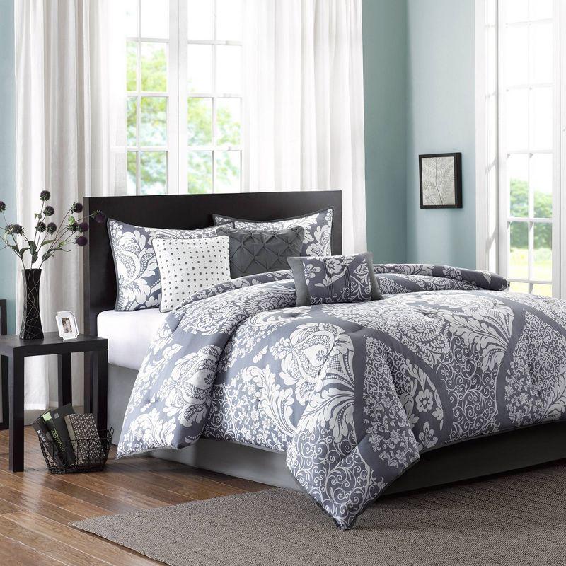 Vienna 7 Piece Cotton Printed Comforter Set