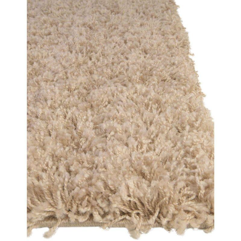 Unique Loom 7' 1 x 10' 0 Rectangle Solid Shag Taupe Area Rug