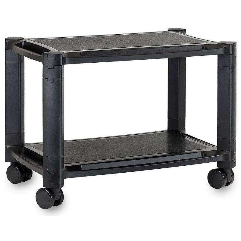 Mount-it Mount-It! Height Adjustable Under Desk Printer Stand with Wheels, Rolling Printer Cart