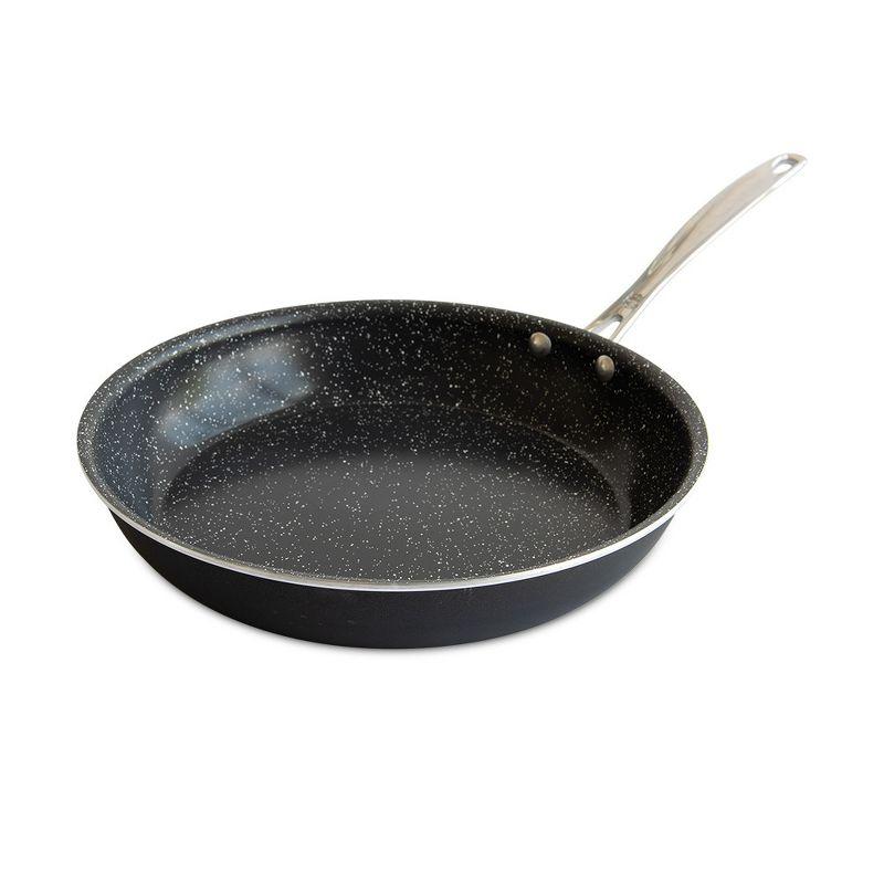 12-Inch Black Ceramic Non-Stick Aluminum Saute Skillet