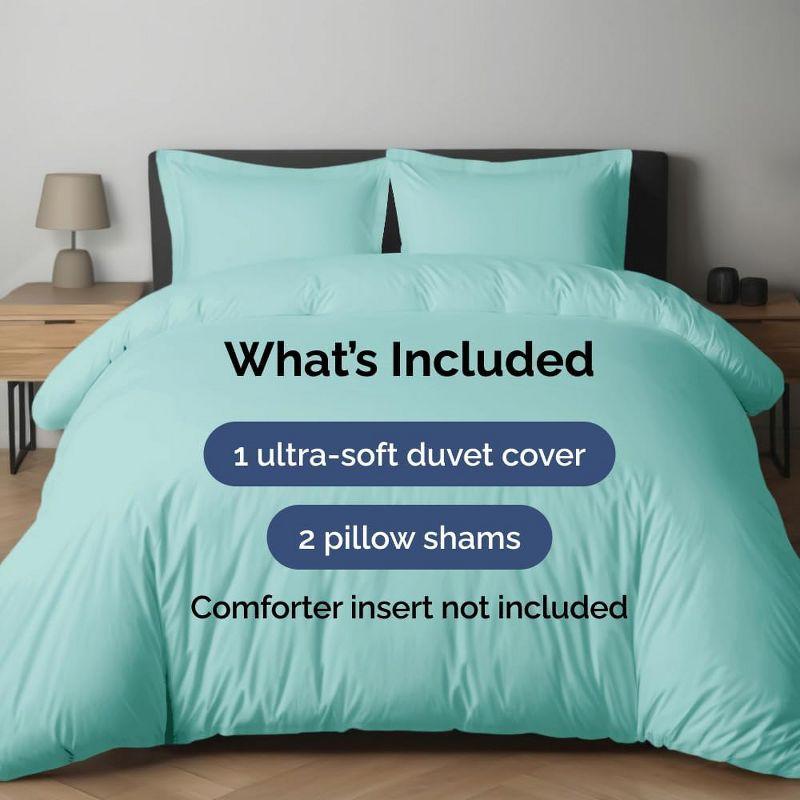 CGK Linens Premium Hotel Quality Soft & Cooling Duvet Cover Set