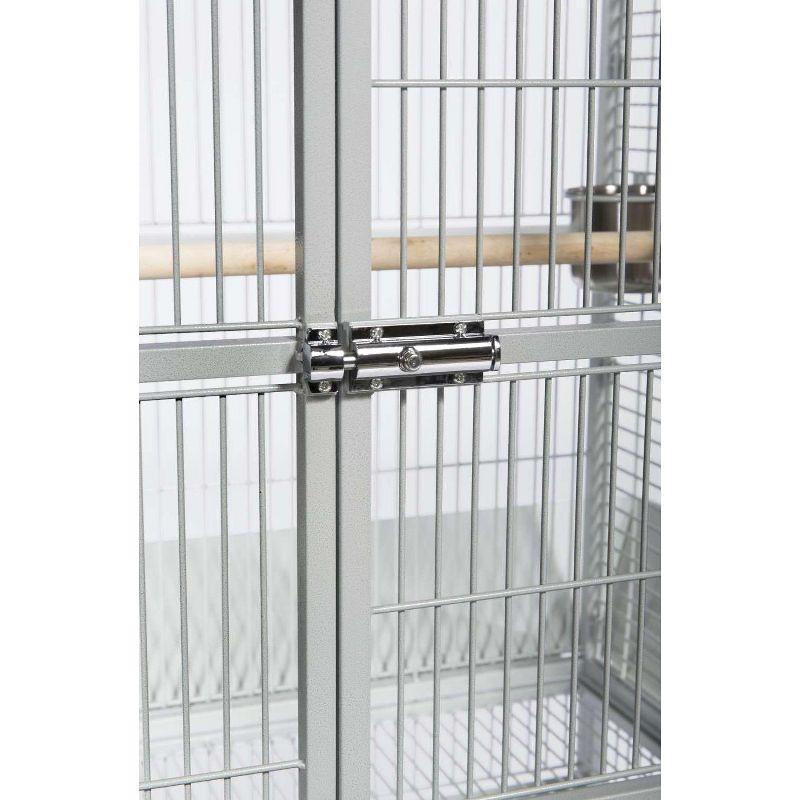 Prevue Pet Products Wrought Iron Select Bird Cage Pewter Hammerstone 3151BLK