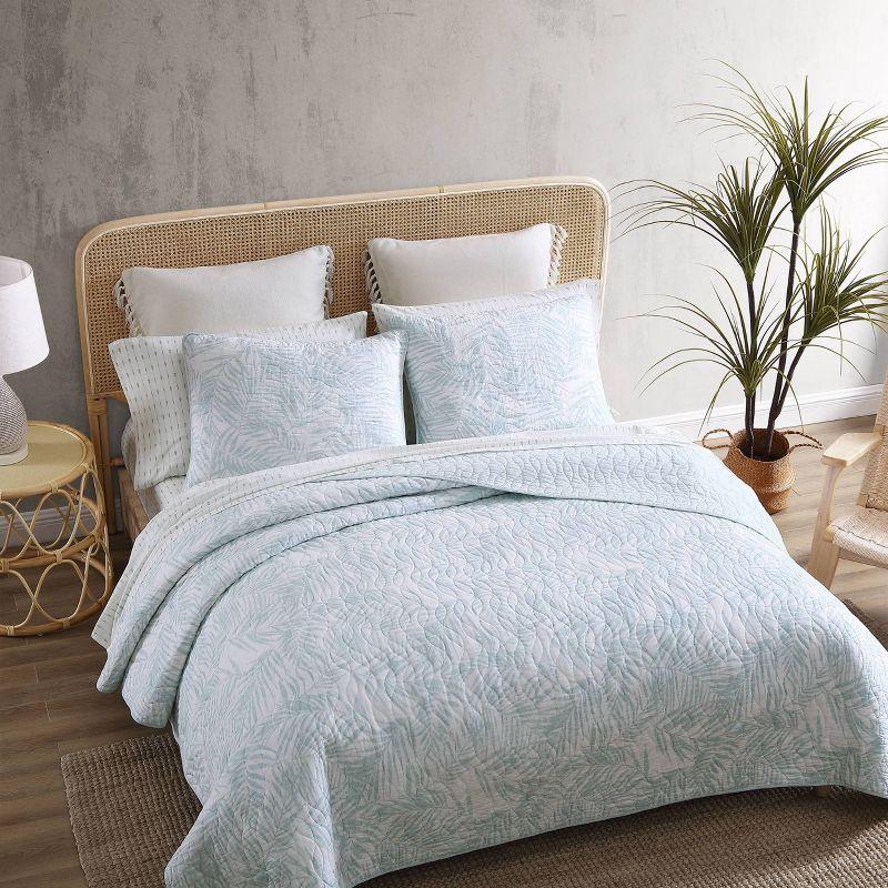 Tommy Bahama Palmday Cotton Reversible Quilt Set