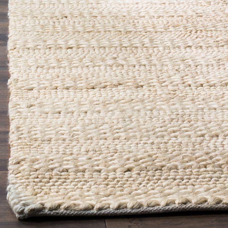 Natural Fiber NF212 Hand Woven Indoor Area Rug - Bleach - 5'x5' - Safavieh