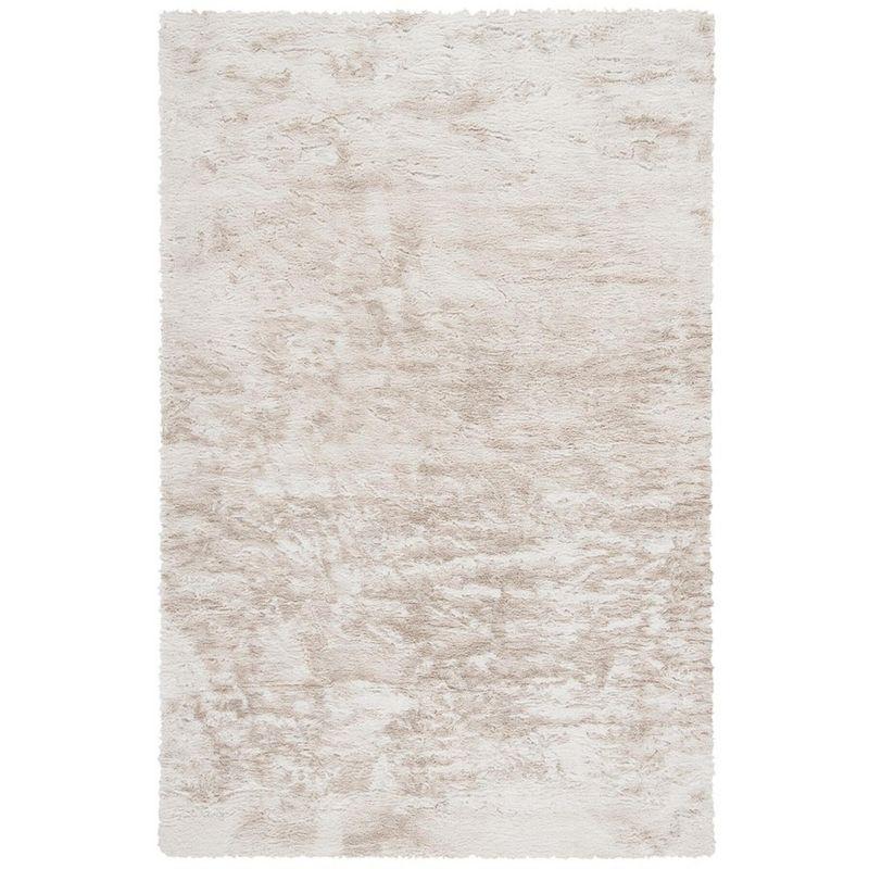 Faux Sheep Skin FSS535 Power Loomed Indoor Area Rug - Beige - 4'x6' - Safavieh