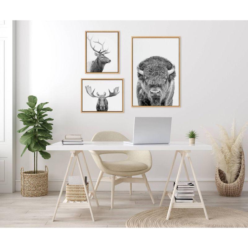 Kate & Laurel All Things Decor: Sylvie Animal Canvas Trio, Amy Peterson Art Studio