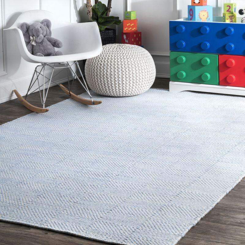 Nuloom Ago Geometric Wool Indoor Area Rug