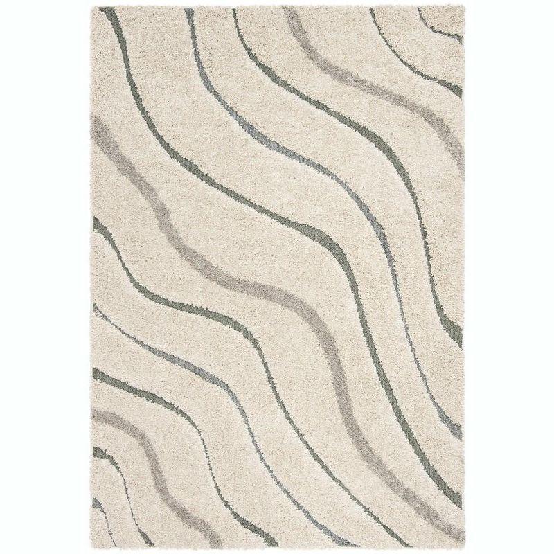 Florida Shag SG472 Power Loomed Rugs - Safavieh