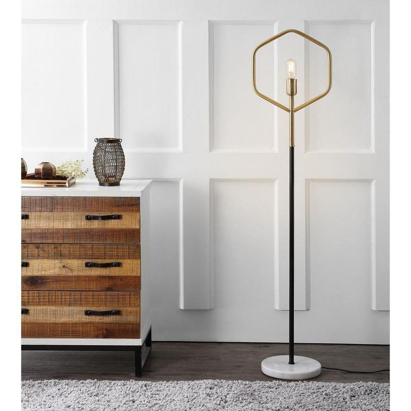 Mave Floor Lamp - Gold/Black - Safavieh