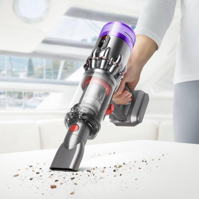 Dyson Humdinger Handheld Vacuum: Cordless Silver Dustbuster, Multi-Surface, 2 Speeds, Lithium Battery, 2.2 lbs