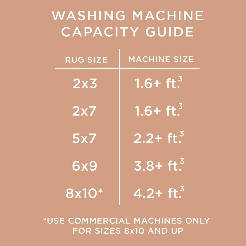 Town & Country Everyday Avani Everwash Non-Slip Backing Area Rug Beige/Rust