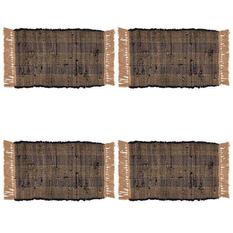 Cotton Striped Rectangle Placemat (Set of 4)