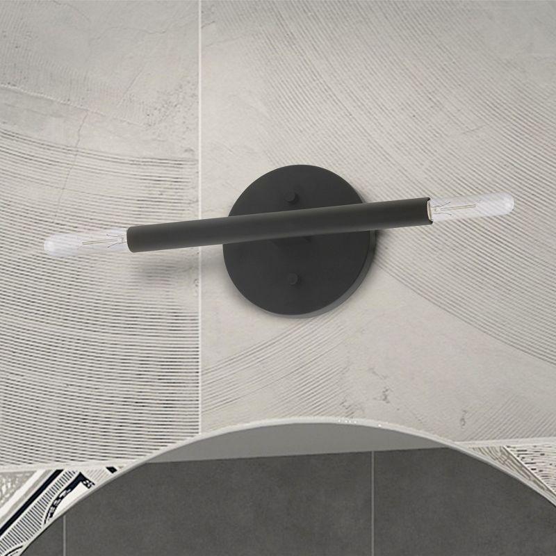 Livex Lighting Copenhagen 2 - Light Wall Light in  Black