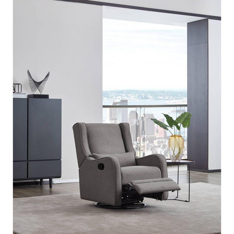 Westwood Design Elsa Manual Swivel Glider Harbor - Gray