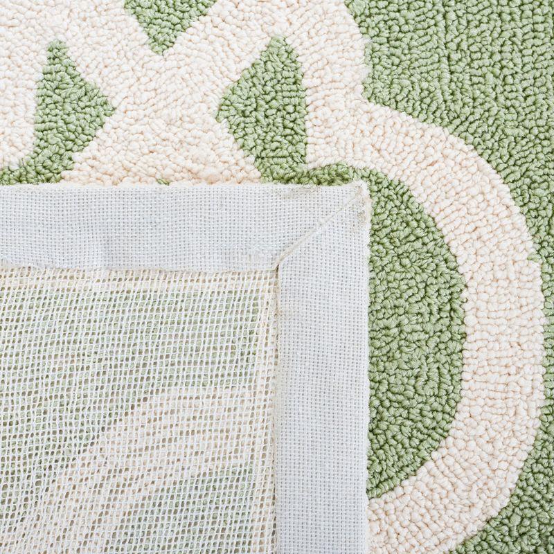 Four Seasons FRS466 Hand Tufted Area Rug - Seafoam/Ivory - 8'x10' - Safavieh.
