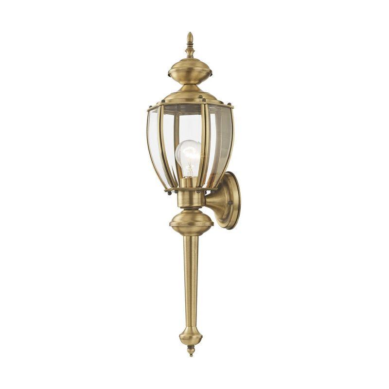 Livex Lighting 1 - Light Wall Light in  Antique Brass