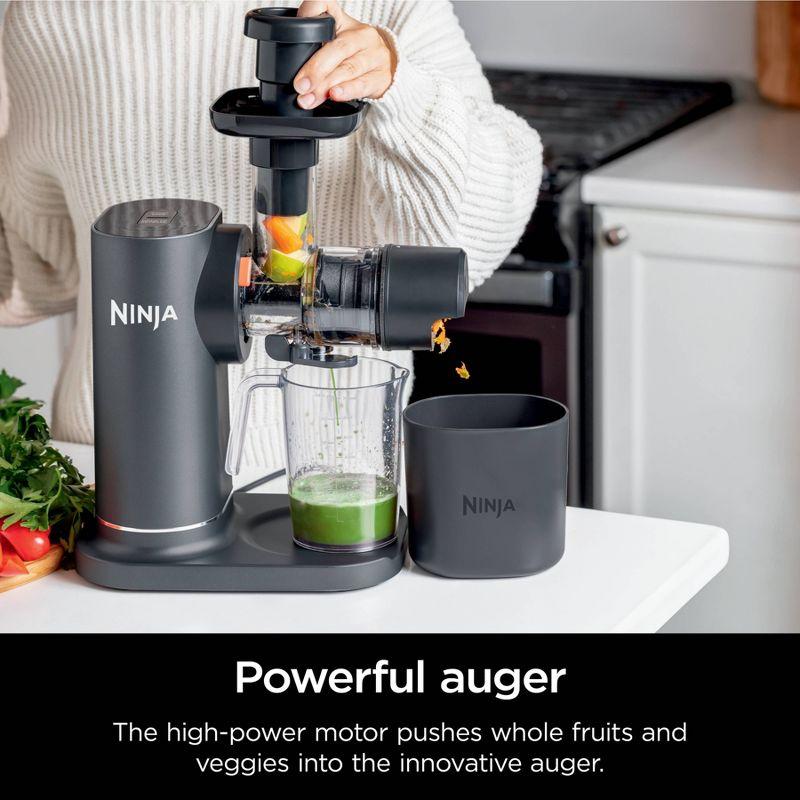 Ninja NeverClog Cold Press Juicer Powerful Slow Juicer with Total Pulp Control Easy to Clean - JC151