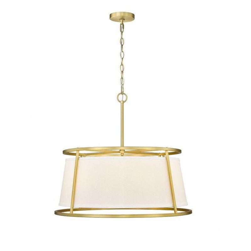 Z-Lite Lenyx 6 - Light Chandelier in  Rubbed Brass