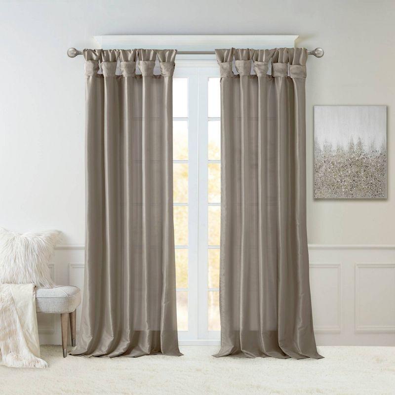 Madison Park Rivau Light-Filtering Single Curtain Panel