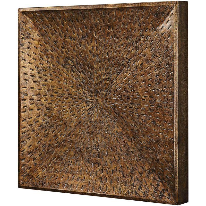 Uttermost Blaise 31 1/2" Square Bronze Metal Wall Art