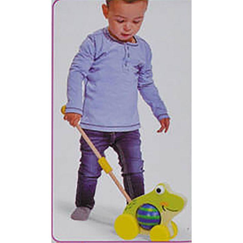 Simba Toys: Eichhorn Wooden Push Along Frog