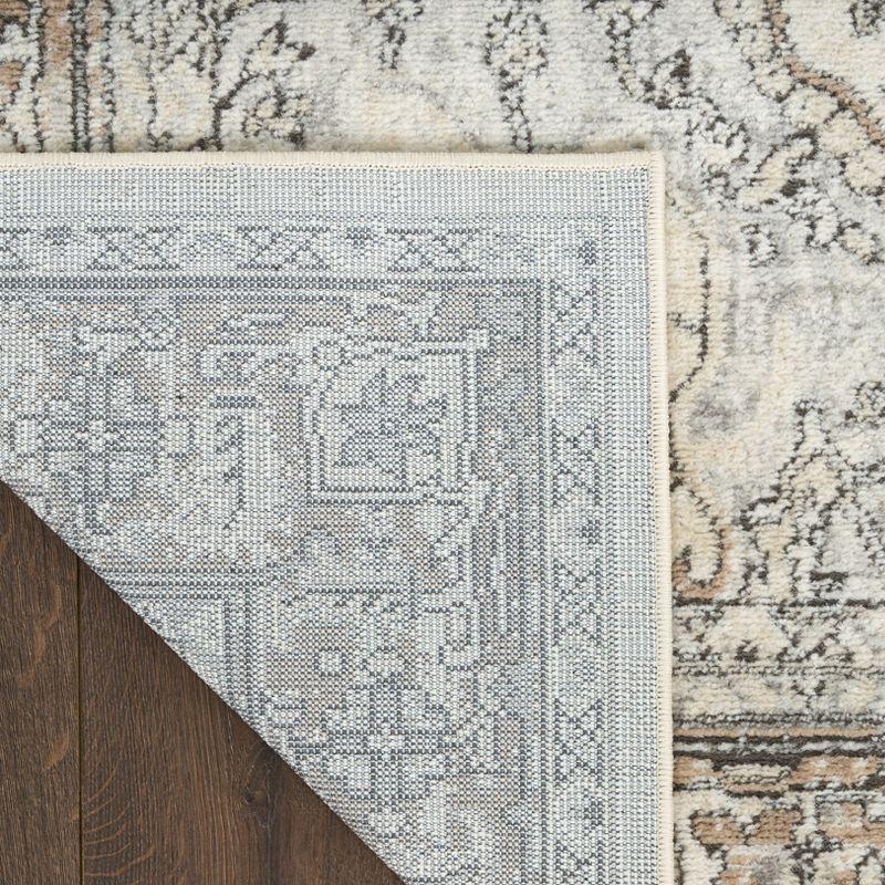 Nourison Concerto 2'2" x 10' Ivory Grey Taupe Vintage Indoor Rug