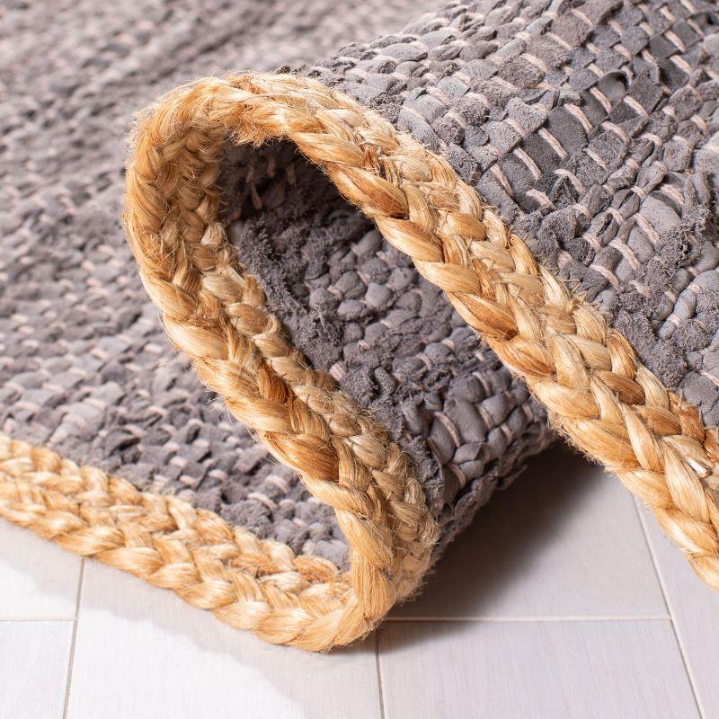 Cape Cod CAP901 Woven Indoor Area Rug - Light Grey/Natural - 4'x6' - Safavieh