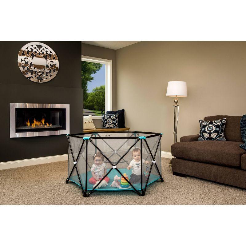 My 6 Panel Portable 48" x 48" Indoor/Outdoor Steel Pop-Up Play Tent