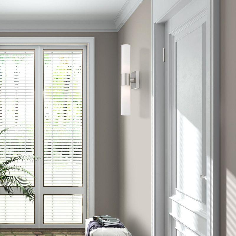 Livex Lighting Aero 2 - Light Vanity in  Brushed Nickel