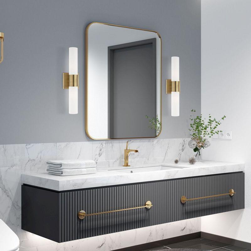 Livex Lighting Aero 2 - Light Vanity in  Antique Brass