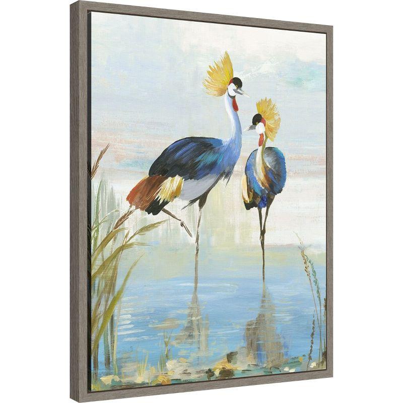 Amanti Art Heron Pairing by Aimee Wilson Framed Canvas Wall Art