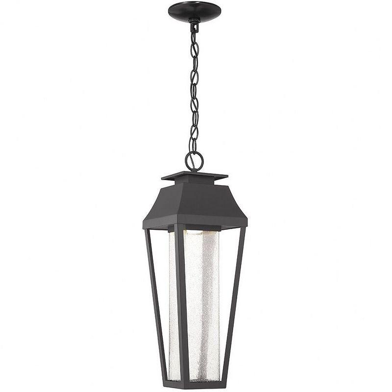 Brookline LED Outdoor Dark Sky Hanging Lantern in Matte Black