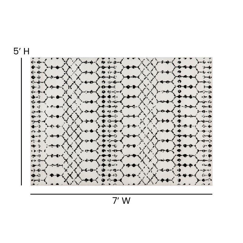 Hashtag Home Eberle Geometric Style Modern Bohemian Design Area Rug