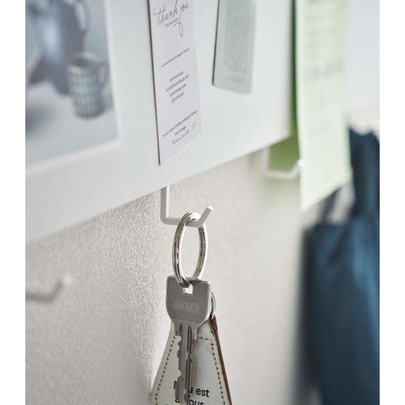 Wall Storage Organizer with Key Hooks