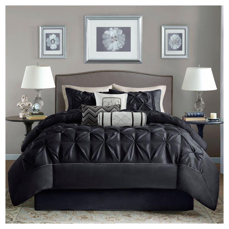 Madison Park Laurel 7 Piece Tufted Comforter Set