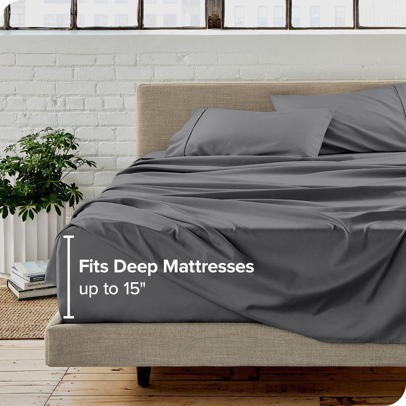 Bare Home Microfiber Dual Pocket Sheet Set