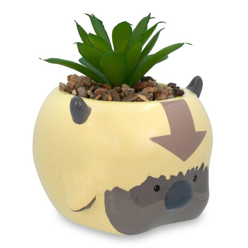 Silver Buffalo 5.5'' Faux Succulent Plant in Ceramic Planter